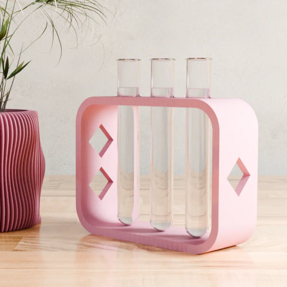 Modern white propagation station, self-watering planter, ceramic - House of Avana