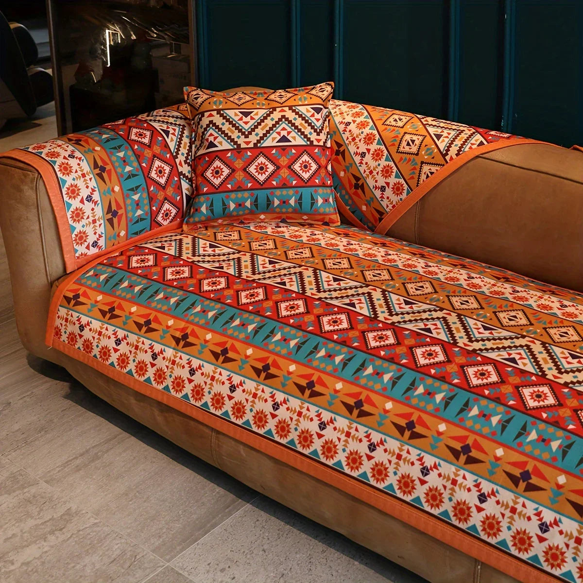 Linen Sofa Cover – Premium Stretchable Protector for Couches topspet