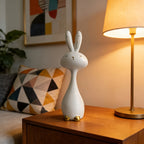 Rabbit Statue - Modern Golden Small