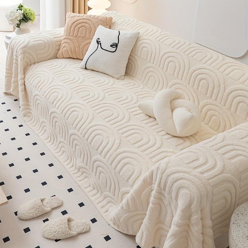 Luxurious Four Seasons Jacquard Slipcover | Waterproof Cover for Couch topspet