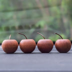 A Randomly Styled Natural Wood Aroma Diffuser with Elegant Wood Grain, Non-Flammable, Perfect Gift Choice - Enhances Air Quality, Apple-Shaped Fragrance Diffuser with Natural Wood Texture, Suitable for Home, Car, Office, Bath House Of Avana