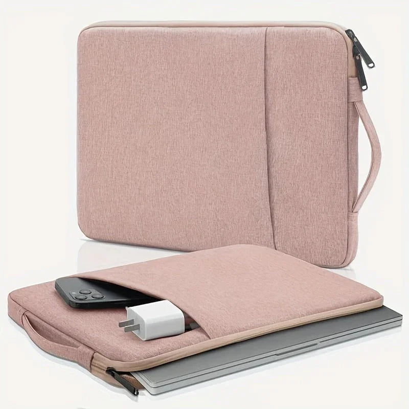 1/3/5/7pcs, 33.78/ 35.56/ 39.62cm Laptop Case - Oxford Fabric Briefcase with Handle Thin Tablet Sleeve Zipper Closure Polyester Lining Minimalist for Daily Commute House Of Avana