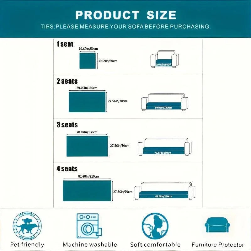 Modular Sofa Cover – Nordic Style Winter Plush Slipcover topspet