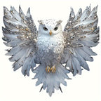 6inch Cute white owl vinyl Decal, Car Sticker for Laptop, Bottle, Truck, Phone, Motorcycle, Window, Wall, Cup Decals House Of Avana