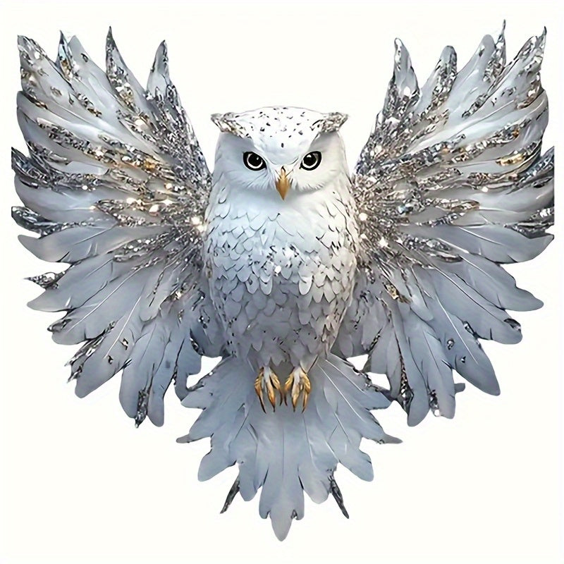 6inch Cute white owl vinyl Decal, Car Sticker for Laptop, Bottle, Truck, Phone, Motorcycle, Window, Wall, Cup Decals House Of Avana