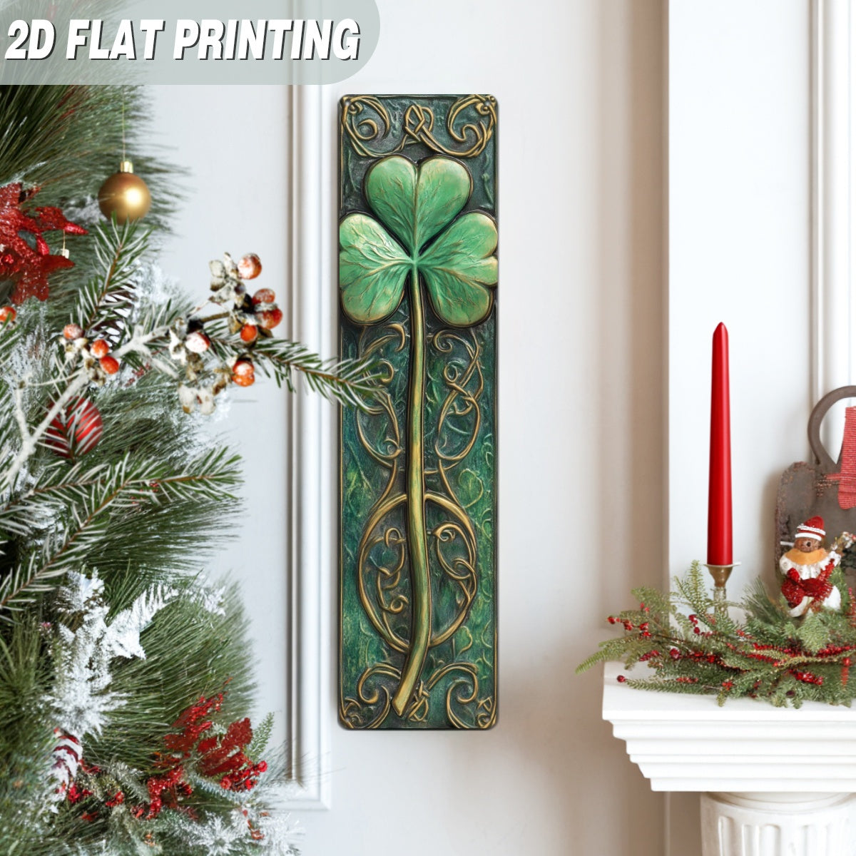 Wall Art - Vintage Metal Celtic 3.9"x15.7