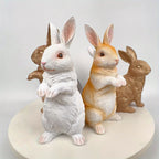 Charming Resin Rabbit Statue - Versatile Indoor/Outdoor Decor for Garden, Patio, and Home House Of Avana