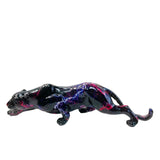 Cheetah Figurine with Lightning Pattern