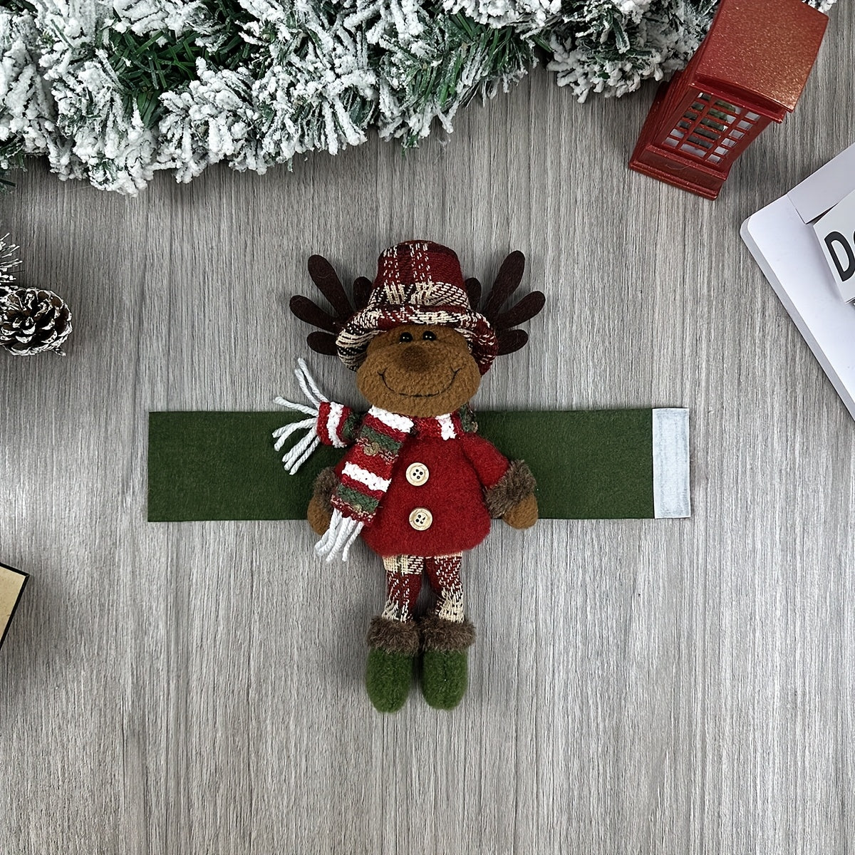 Christmas Decorations Santa Claus Snowman Reindeer Curtain Tie Window Decorations Suitable for Home and Holiday Celebrations Christmas Halloween Thanksgiving Holiday Decorations House Of Avana