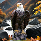 24.5in Huge Eagle Statue, Garden Patio Ornament For Garden, Porch House Of Avana