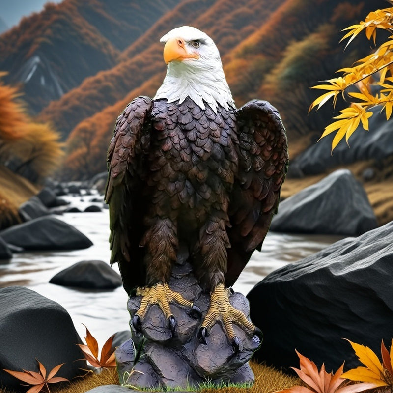 24.5in Huge Eagle Statue, Garden Patio Ornament For Garden, Porch House Of Avana