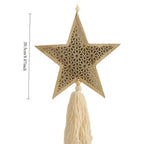 Minimalist Wooden Pendant - Natural Tassel Design