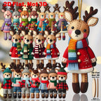 18pcs Colorful Christmas Reindeer Wooden Ornaments – Perfect for Christmas Tree, Home, Office, Classroom | Ideal as New Year Gifts, Back-to-School Presents, Versatile Gift-Box Hanging Decor, Holiday Decorations, Seasonal Or House Of Avana