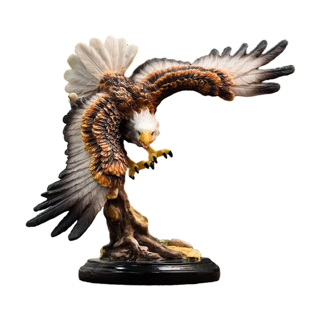 Eagle Sculpture – Brown Metal [[SKU:HOA-SCU-548]]