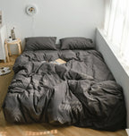 Earth Tone Bedding Set / Gray Ever Lasting