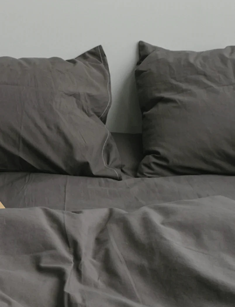 Earth Tone Bedding Set / Gray Ever Lasting
