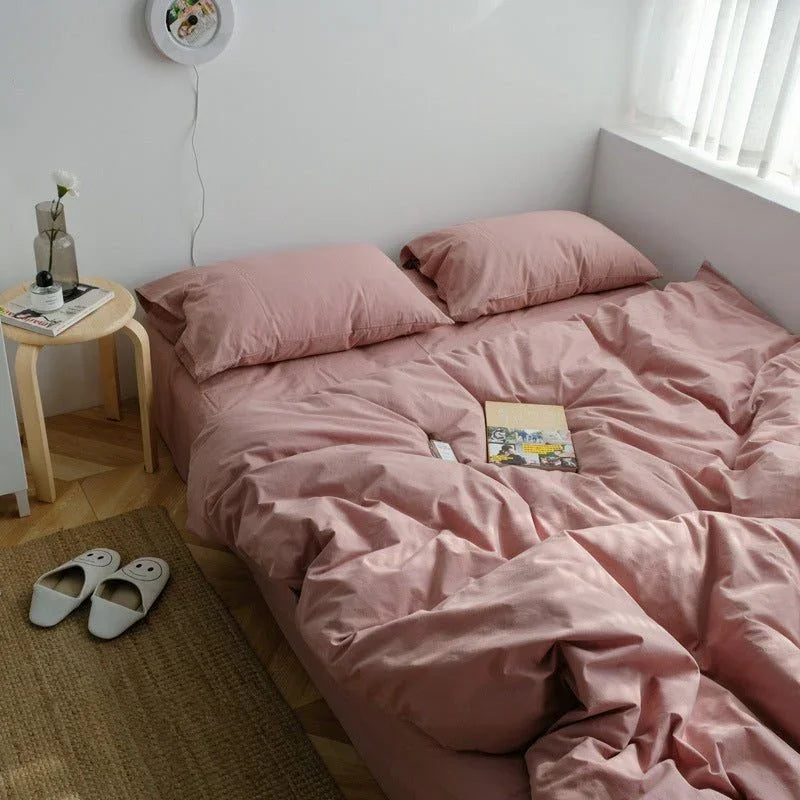 Earth Tone Bedding Set / Gray Ever Lasting