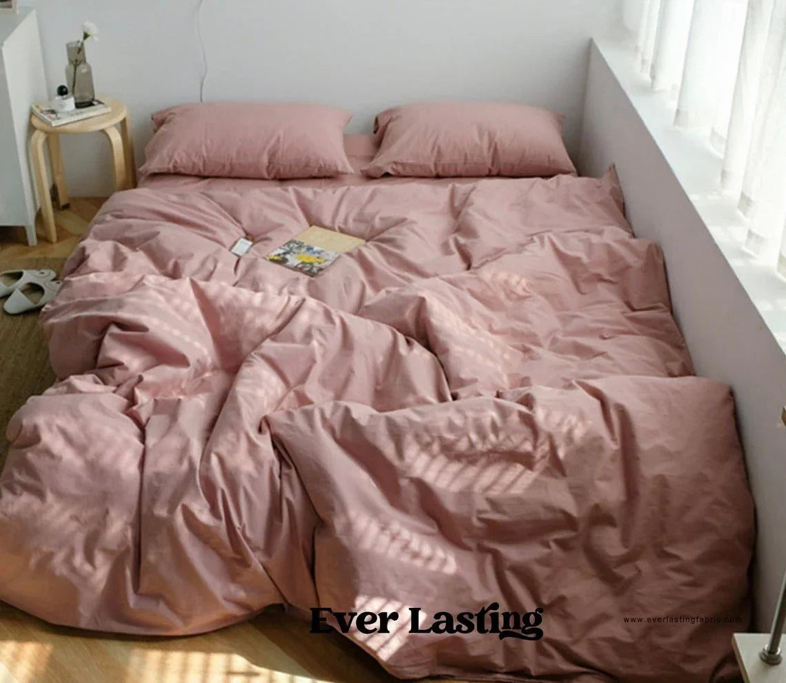 Earth Tone Bedding Set / Gray Ever Lasting