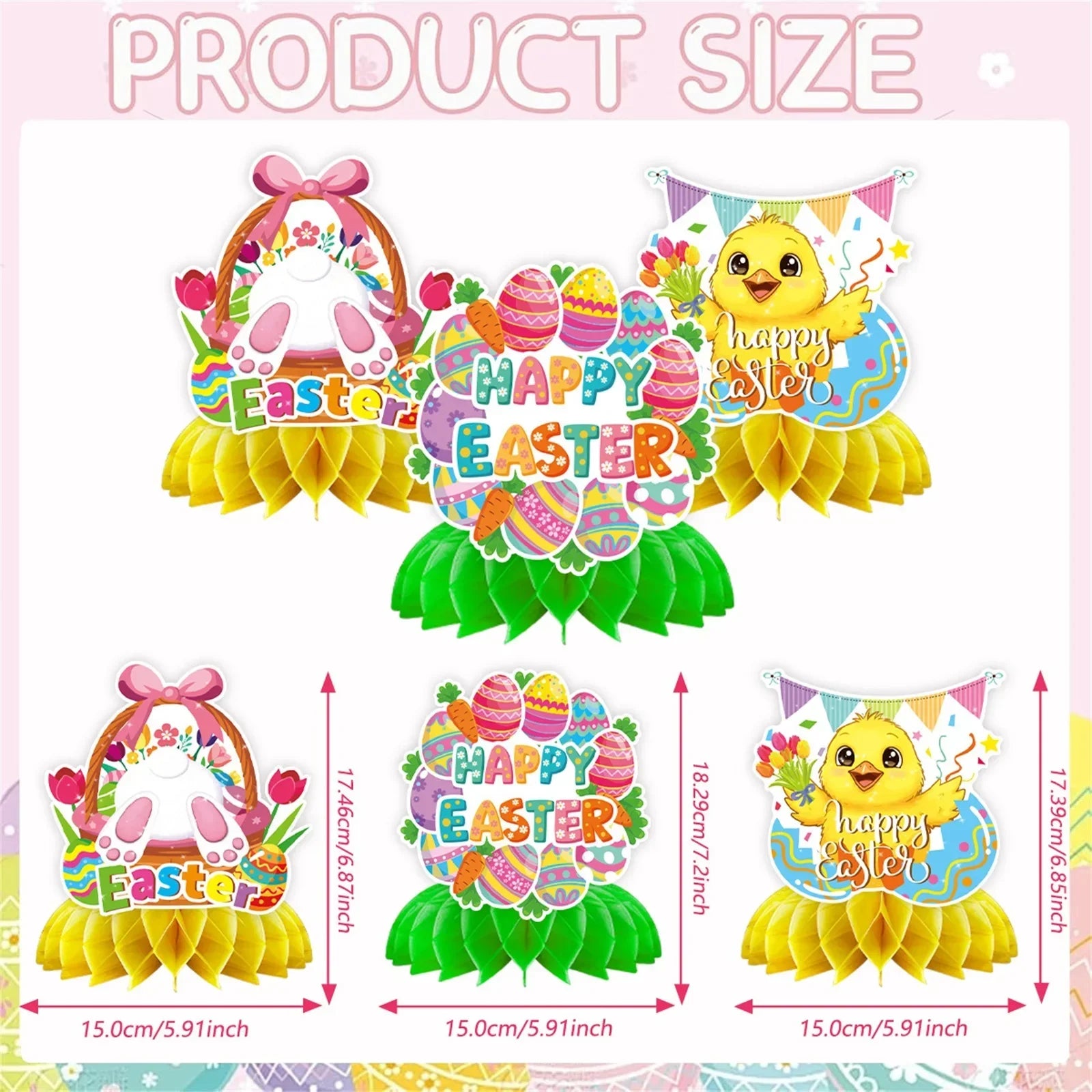 Easter Garland - Decorative Paper Egg