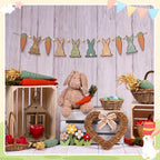Easter Garland - Rustic Wooden Pastel
