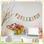 Easter Garland - Rustic Wooden Pastel