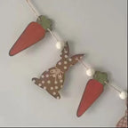 Easter Garland - Rustic Wooden Pastel