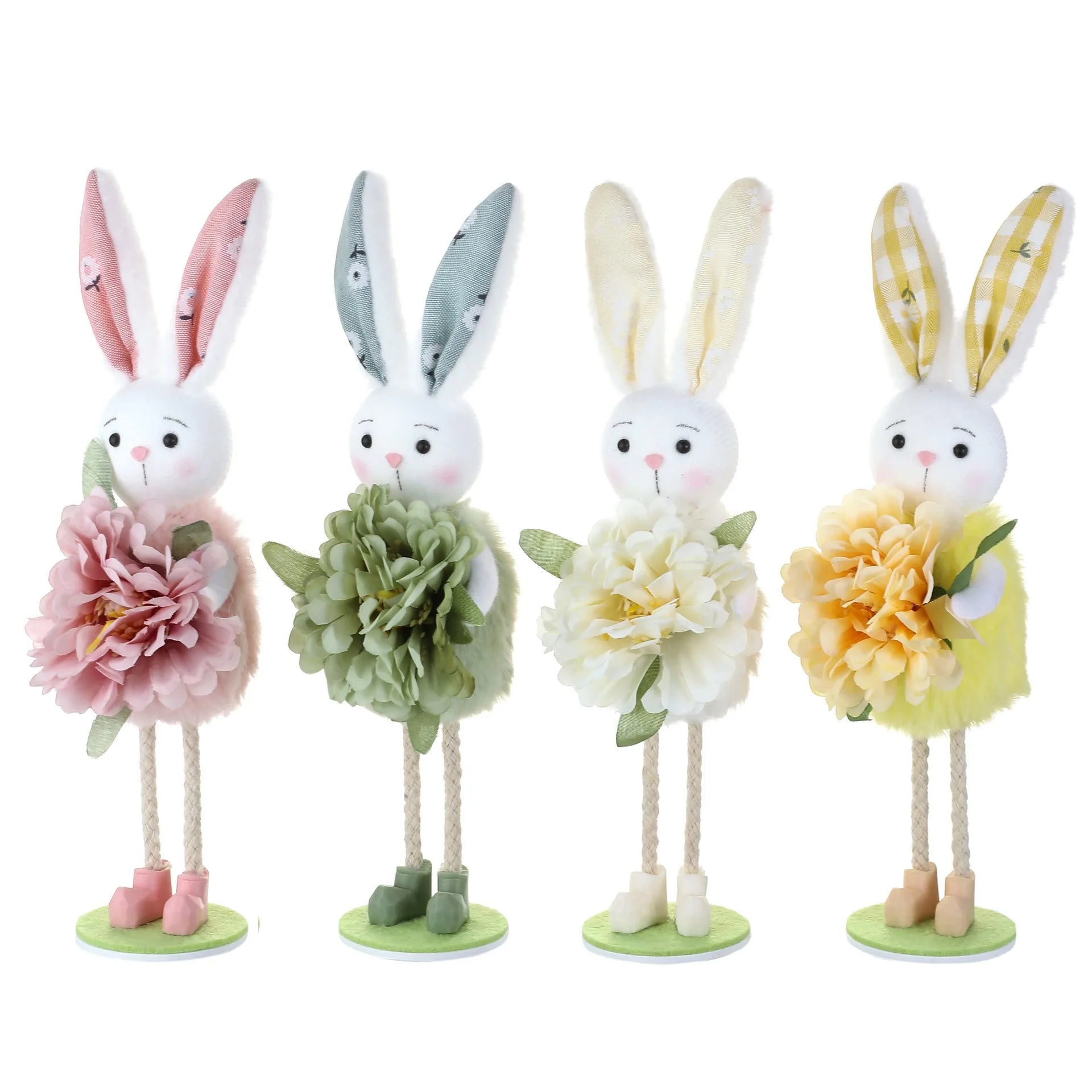 Easter Ornament - Floral Ceramic Mini