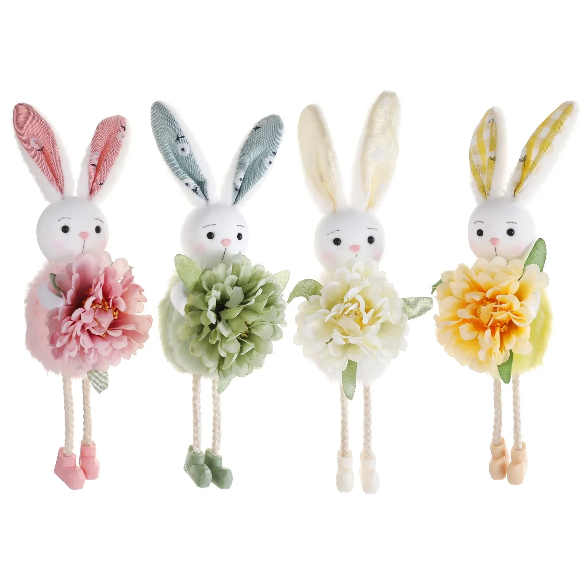 Easter Ornament - Floral Ceramic Mini