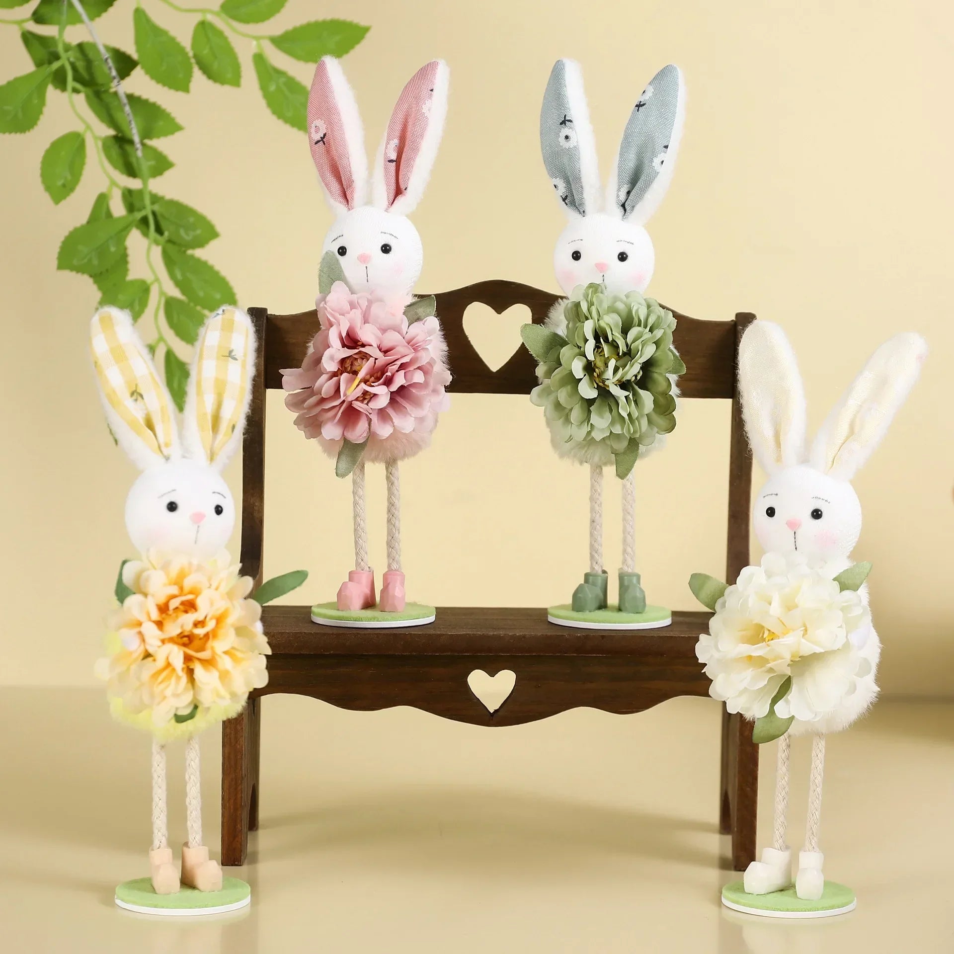 Easter Ornament - Floral Ceramic Mini