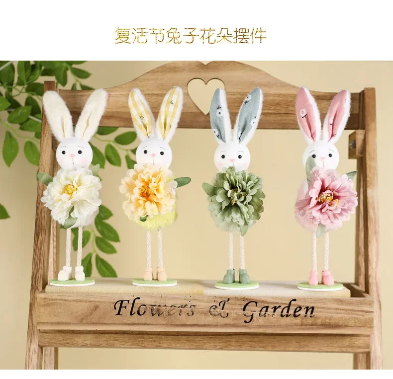 Easter Ornament - Floral Ceramic Mini