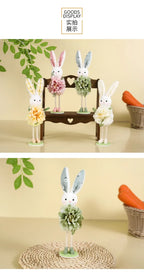 Easter Ornament - Floral Ceramic Mini