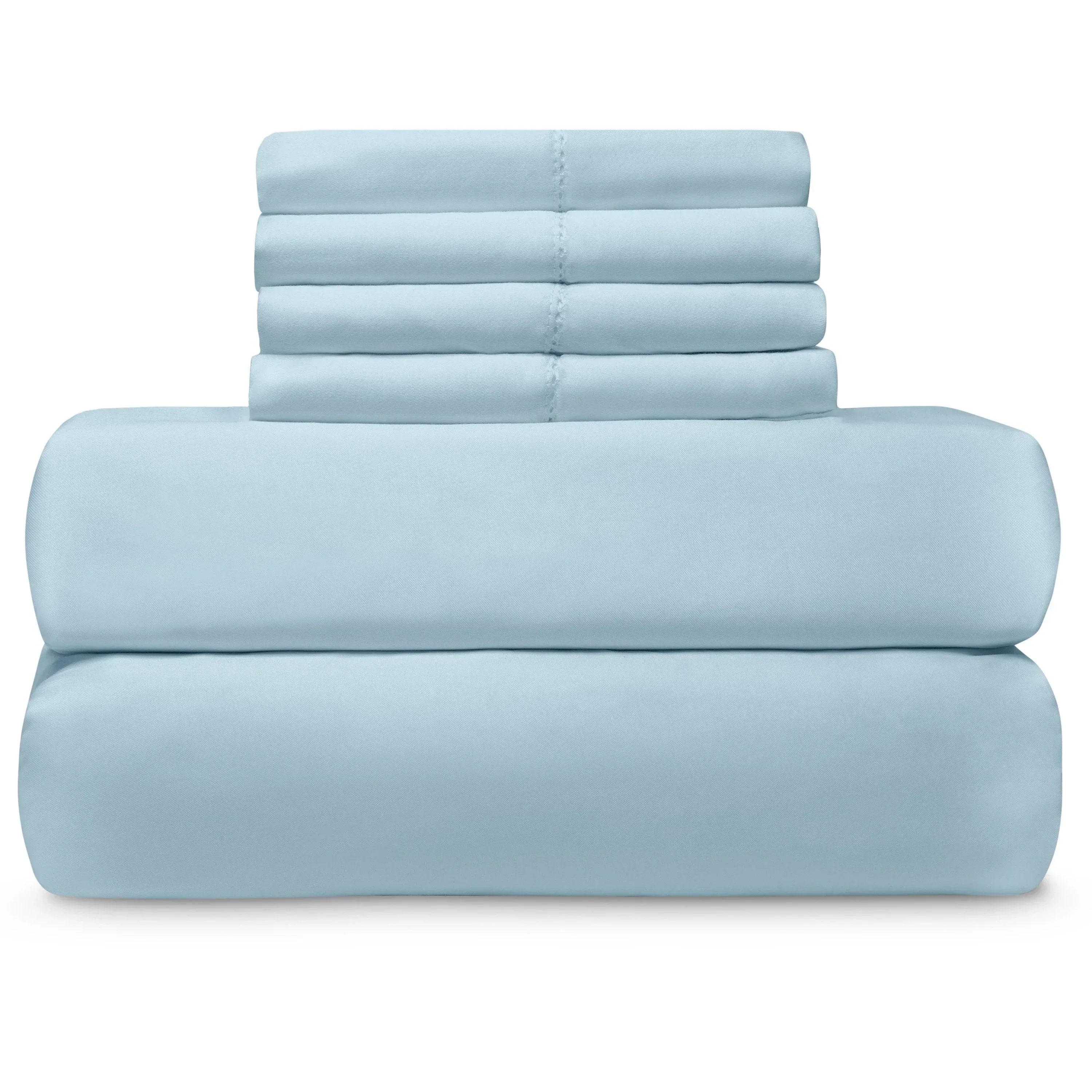 Easy Care 1,000 Thread Count Sheet Set with Extra Pillowcases Mélange Home