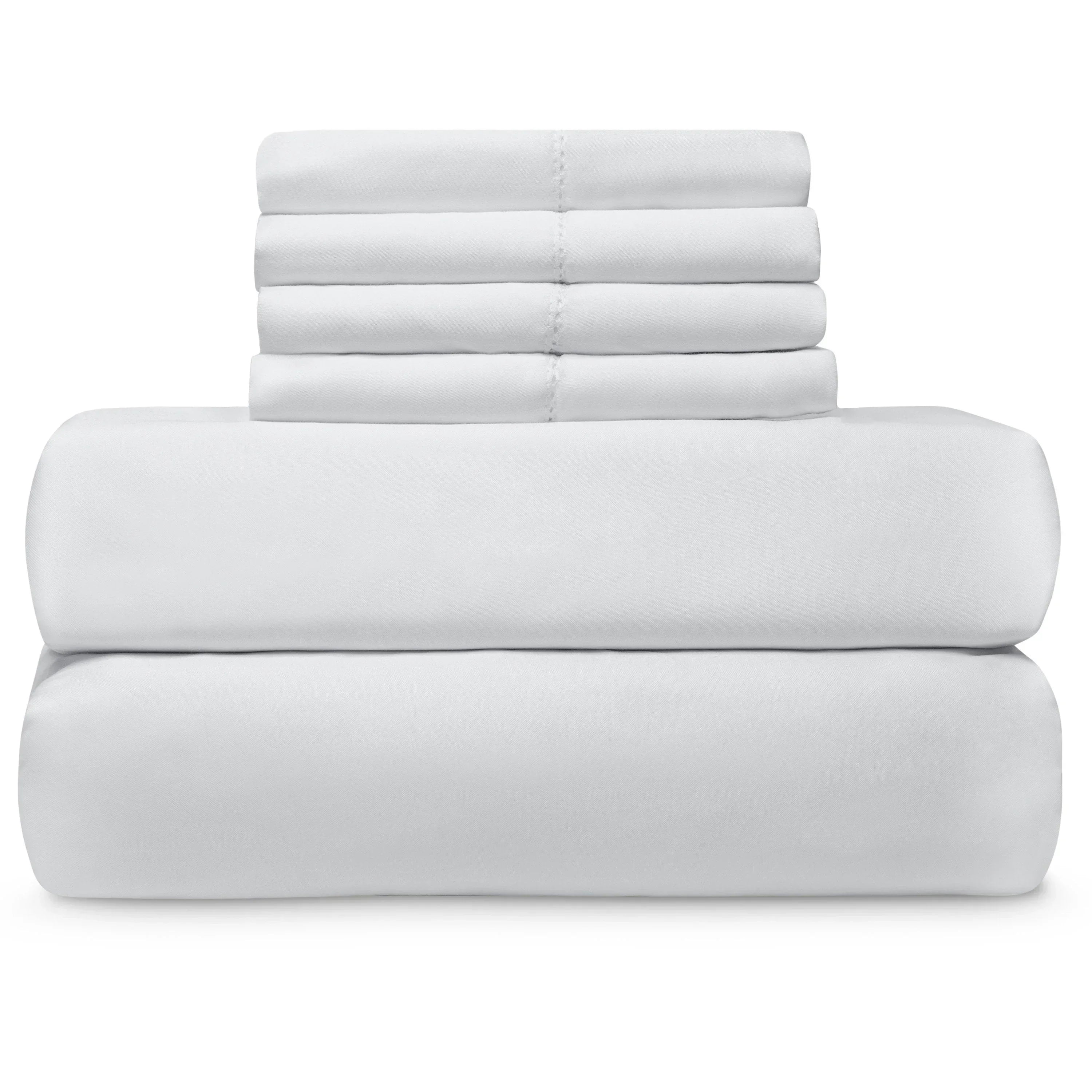 Easy Care 1,000 Thread Count Sheet Set with Extra Pillowcases Mélange Home