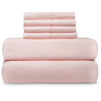Easy Care 1,000 Thread Count Sheet Set with Extra Pillowcases Mélange Home