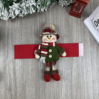 Christmas Decorations Santa Claus Snowman Reindeer Curtain Tie Window Decorations Suitable for Home and Holiday Celebrations Christmas Halloween Thanksgiving Holiday Decorations House Of Avana
