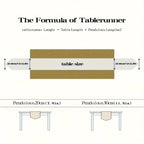 Table Runner - Decorative Polyester Star Moon