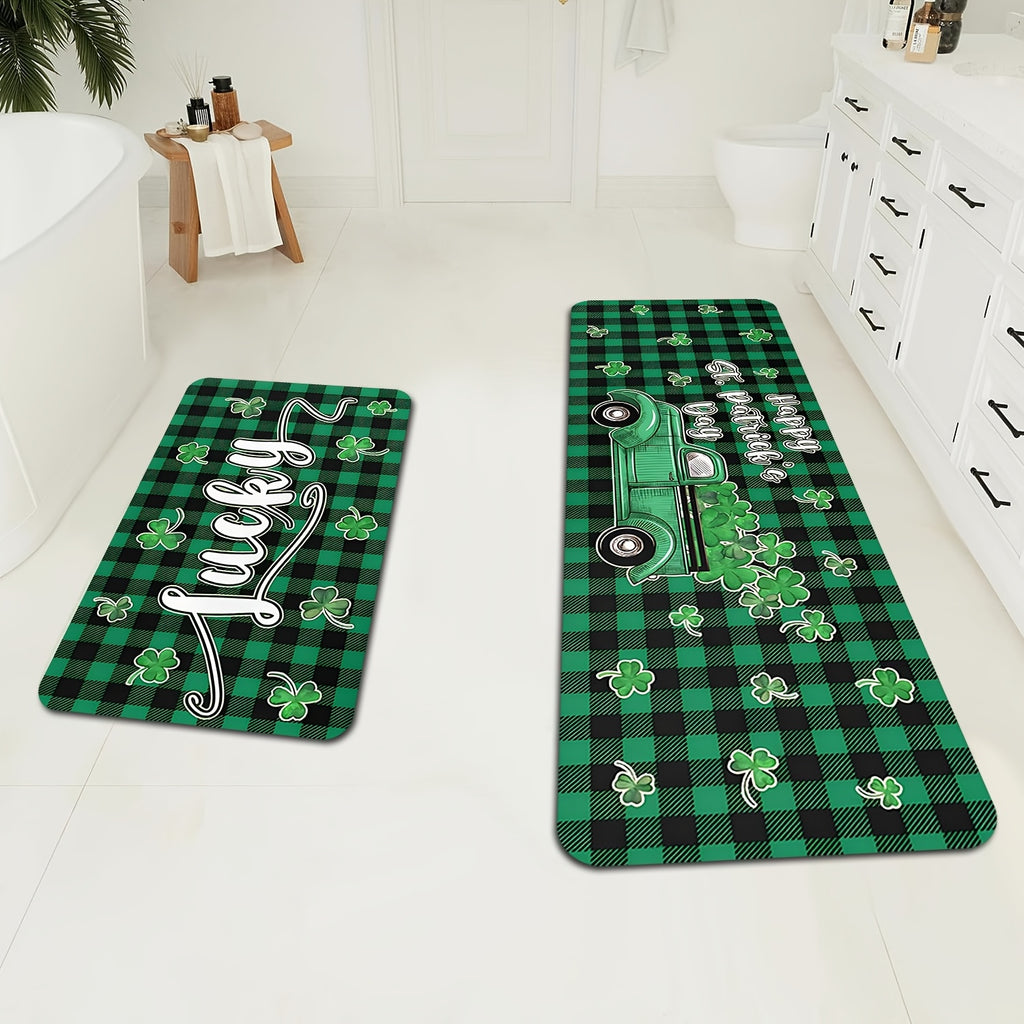 Kitchen Mat - Non-Slip Polyester 2-Pack
