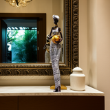 Handcrafted Tribal Lady Sculpture House Of Avana
