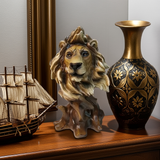 Majestic Lion Head Statue House Of Avana