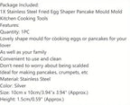 Egg Mold - Ring Shape Stainless Steel