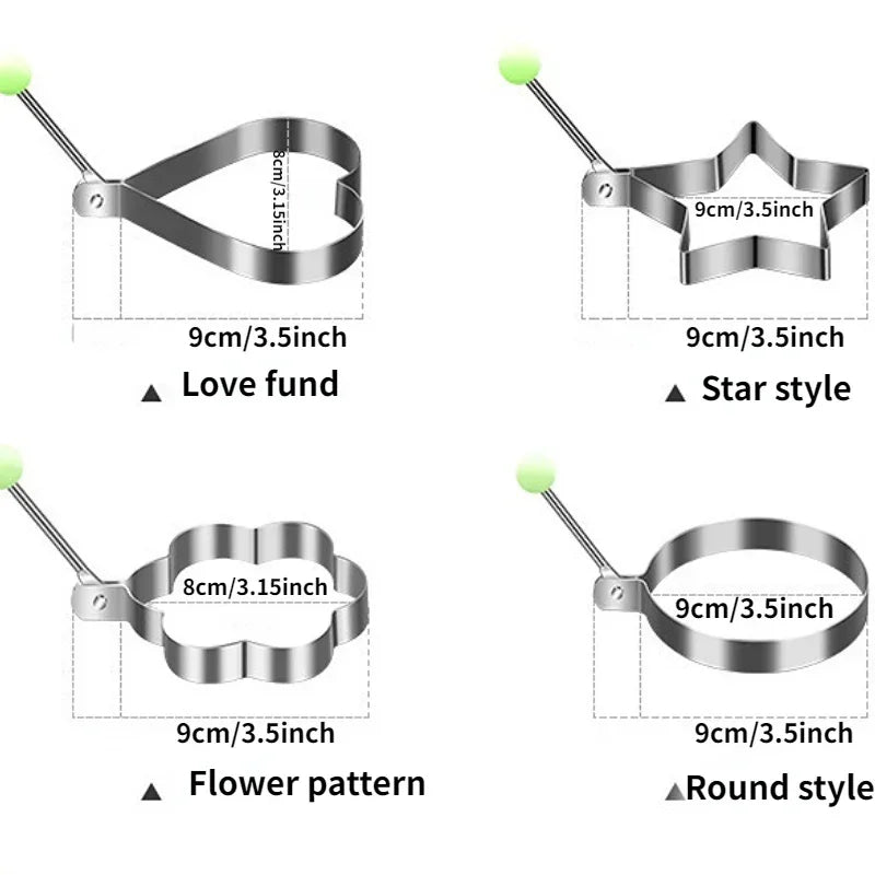 Egg Mold - Ring Shape Stainless Steel