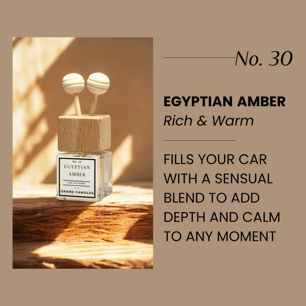 Egyptian Amber Car Diffuser Grand Candles LLC