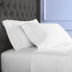 Egyptian Cotton 500 Thread Count Hemstitch Sheet Set Mélange Home
