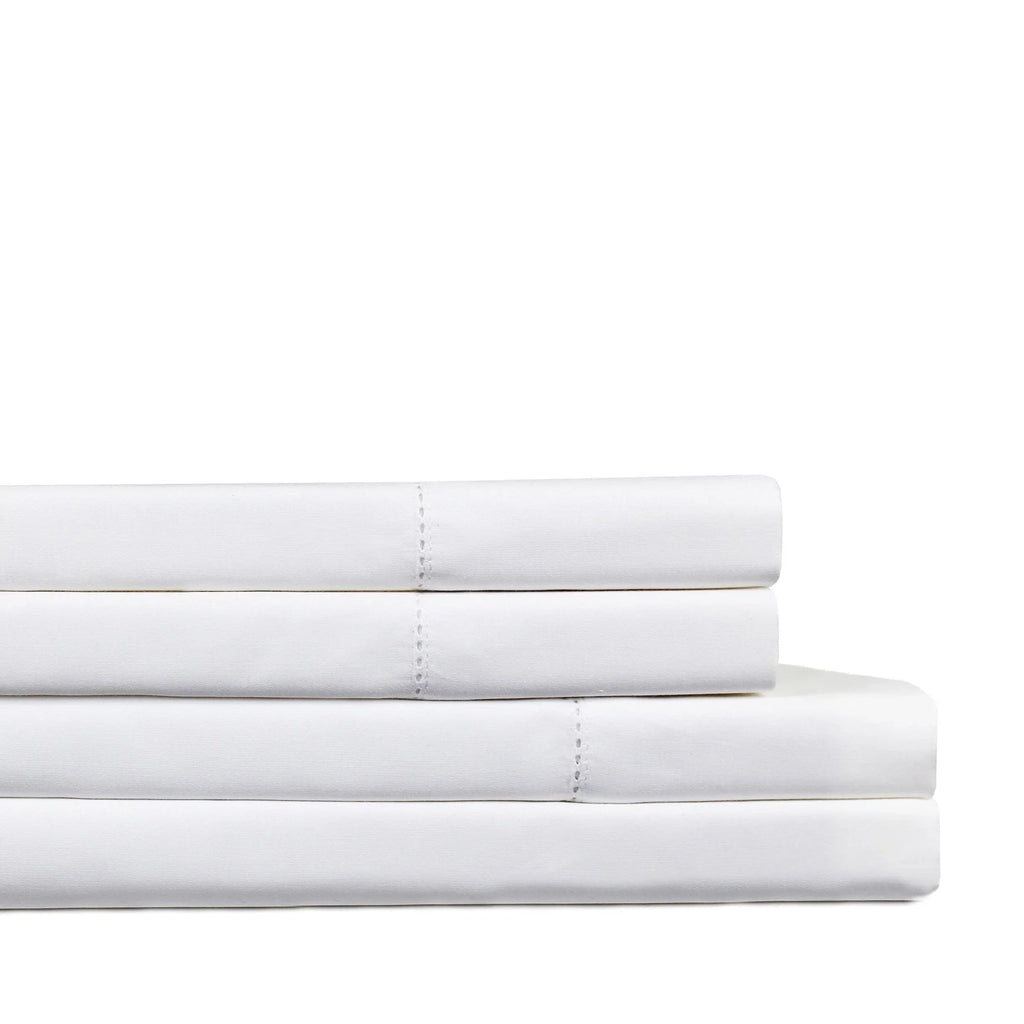 Egyptian Cotton 500 Thread Count Hemstitch Sheet Set Mélange Home