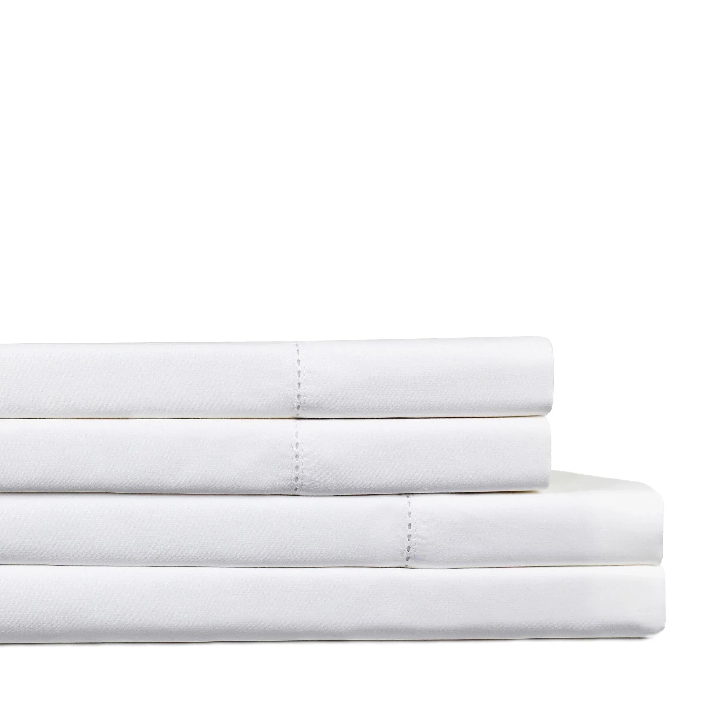 Egyptian Cotton 500 Thread Count Hemstitch Sheet Set Mélange Home