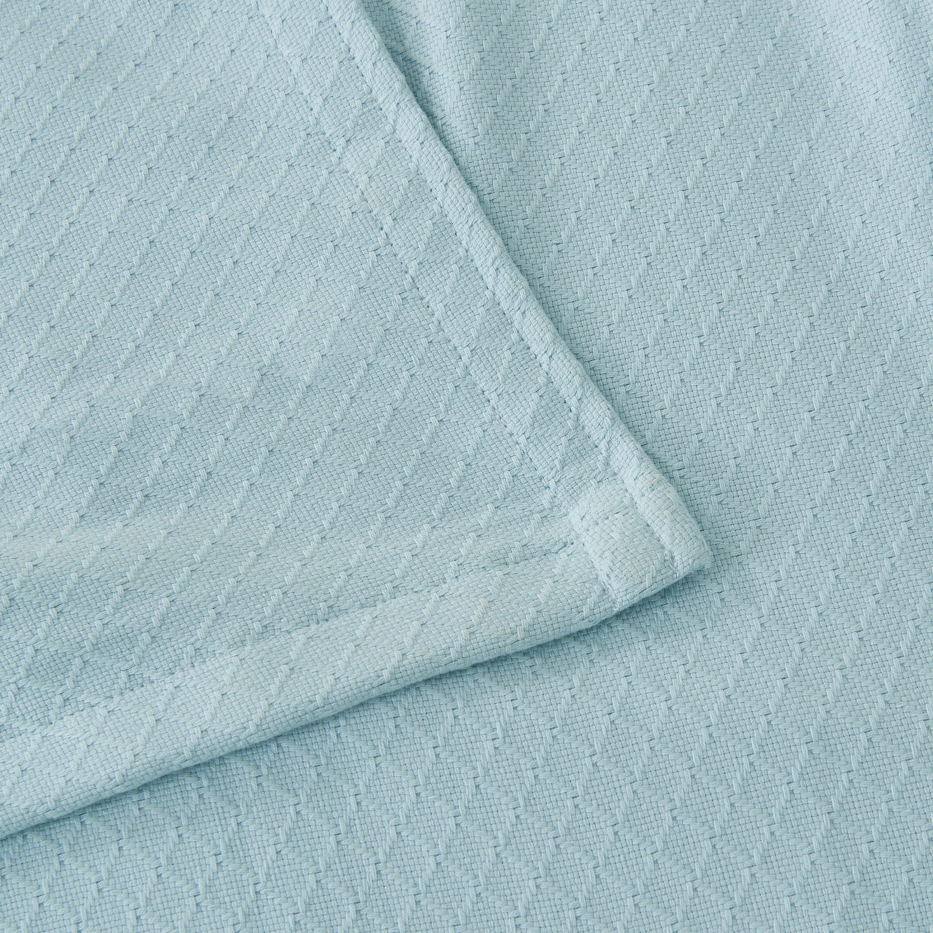 Egyptian Cotton Diamond Blanket Mélange Home