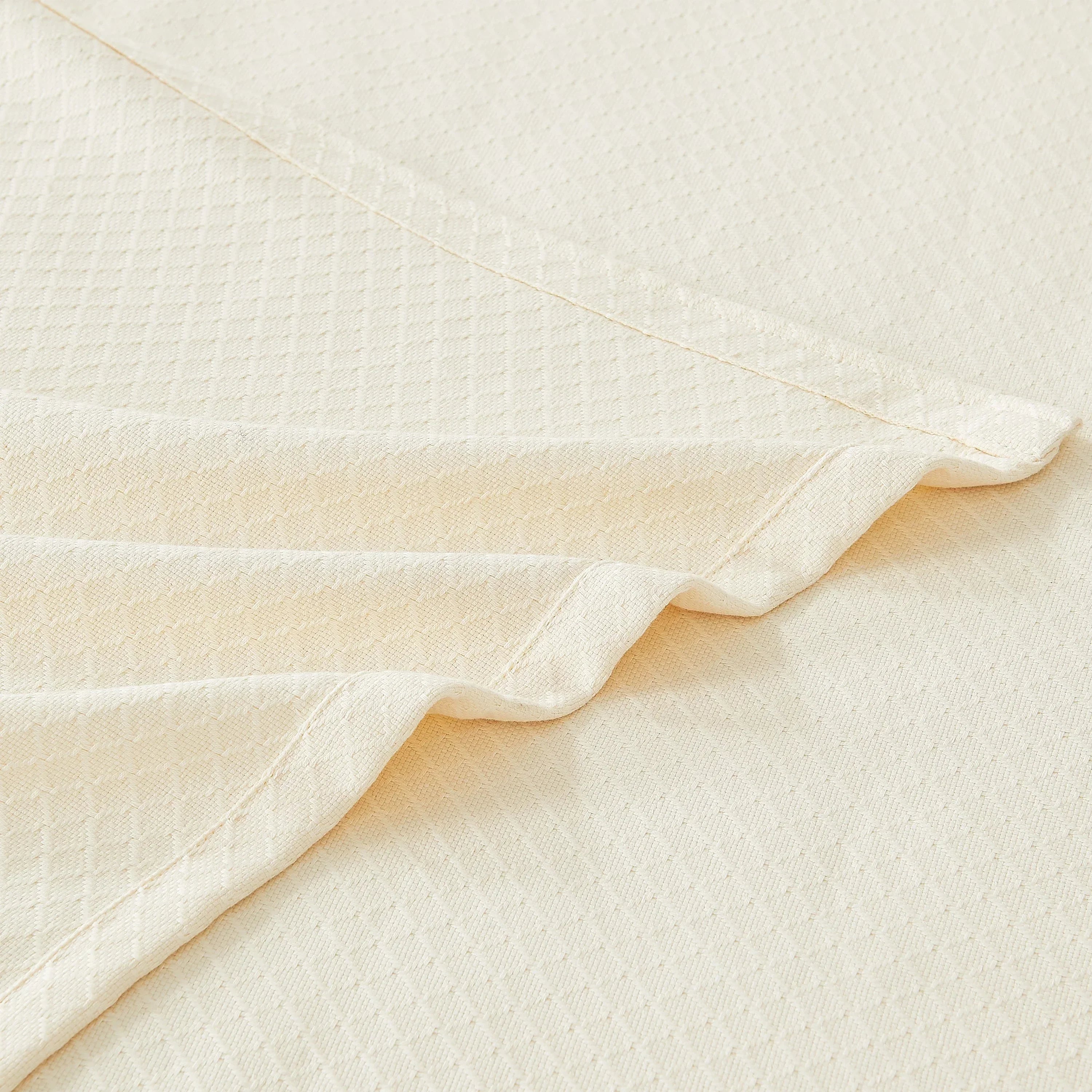 Egyptian Cotton Diamond Blanket Mélange Home