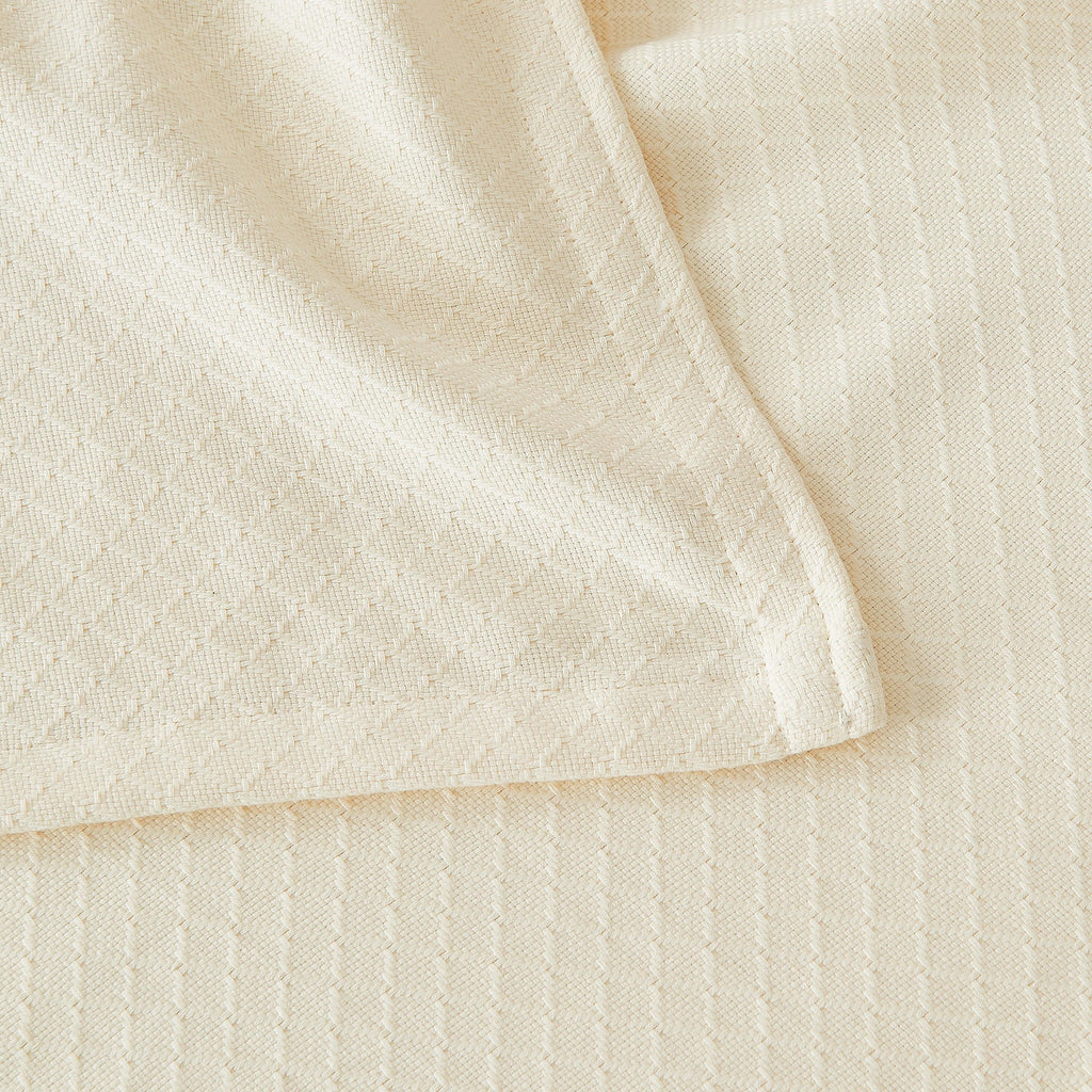 Egyptian Cotton Diamond Blanket Mélange Home