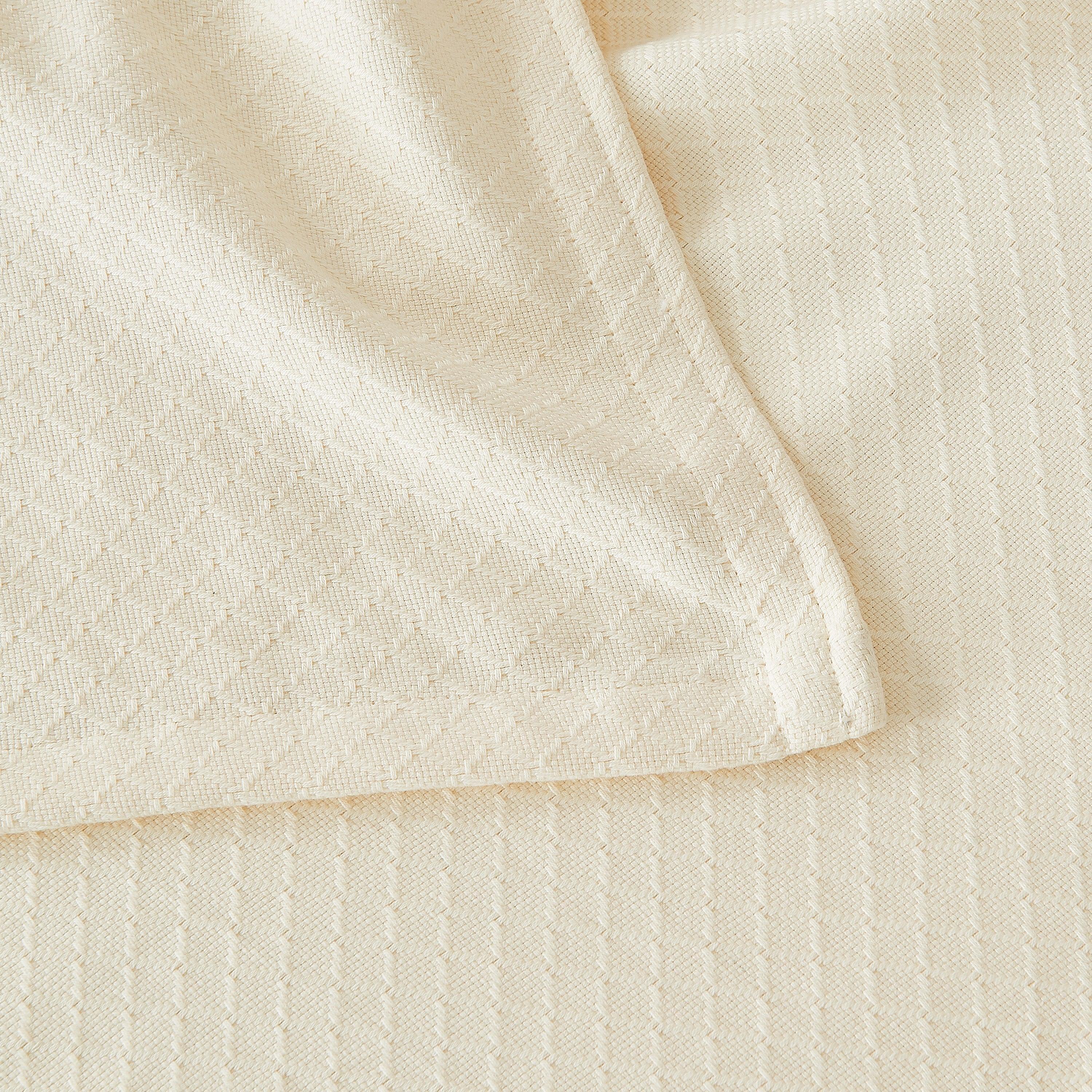 Egyptian Cotton Diamond Blanket Mélange Home