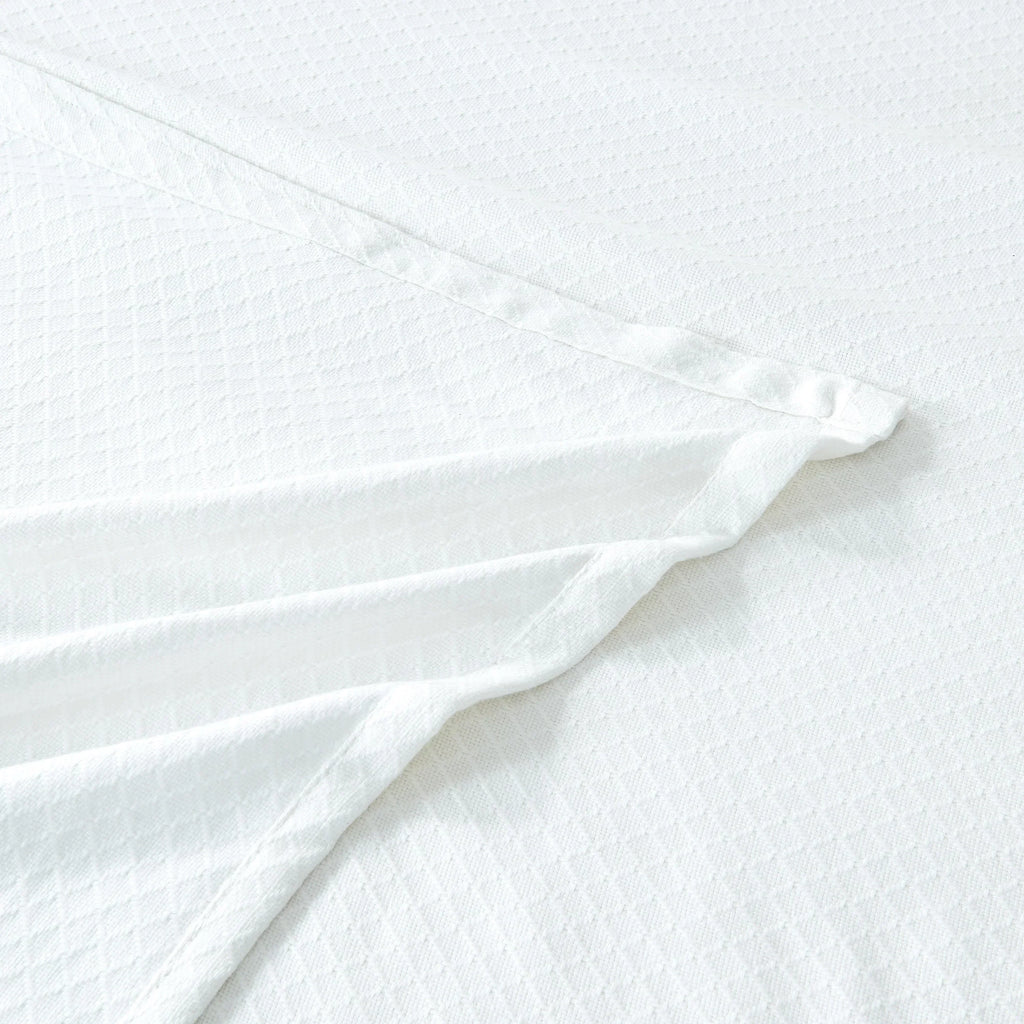Egyptian Cotton Diamond Blanket Mélange Home